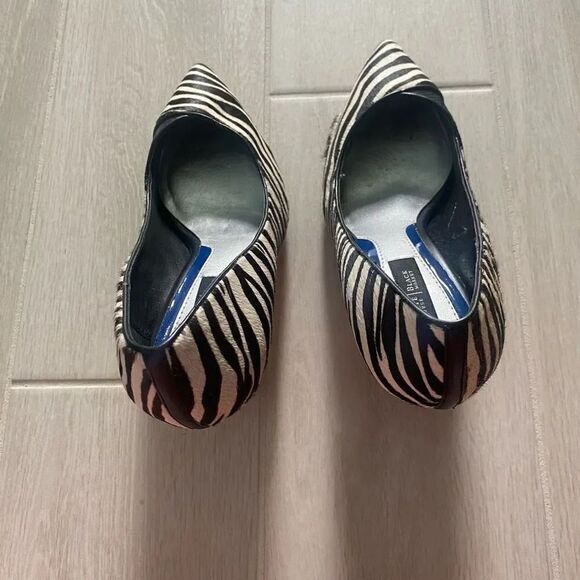 White House Black Market Zebra Size 8 Heels - Picture 7 of 12